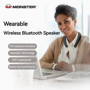 Monster Boomerang Bluetooth Wireless Neckband Speaker 5 1cced24b22b22be7674395a68175bd22