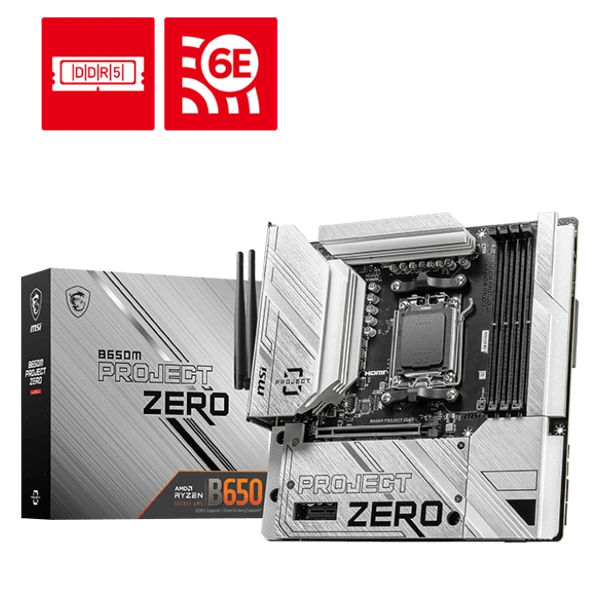 MSI B650M PROJECT ZERO WIFI D5 MSI B650M PROJECT ZERO WIFI D5